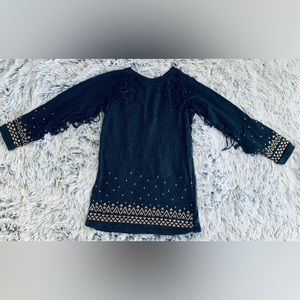 H&M sweater dress with tassels girls 6 to 8